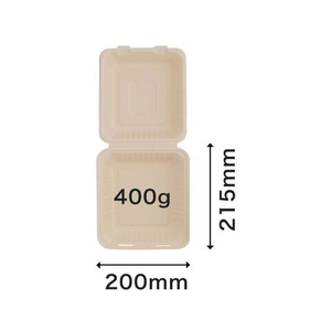 パックスタイル バガス容器 新BBランチ 200-220 50枚 FC348SH-00675730-イメージ3