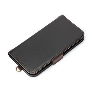 PGA iPhone 15 Plus用フリップカバー ブラック PG-23CFP02BK-イメージ1