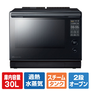 東芝 東芝過熱水蒸気オーブンレンジ 石窯ドーム ブラック ER-D7000C(K)-イメージ1