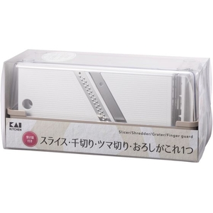 貝印 調理器セット 両刃スライサー、千切、ツマ切、おろし、指ガード FCB929H-DH8040-イメージ2