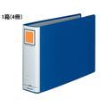 コクヨ チューブファイル〈エコツインR〉A4ヨコ とじ厚60mm 青 4冊 1箱(4冊) F833619-ﾌ-RT665B