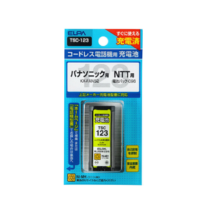 エルパ 電話機用充電池 TSC-123 エルパ 電話機用充電池 TSC-123