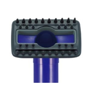 ツインバード ブラシミニ(丸パイプアタッチメント付) 毛トラッシュ バイオレット YC-P052VI-イメージ2