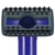 ツインバード ブラシミニ(丸パイプアタッチメント付) 毛トラッシュ バイオレット YC-P052VI-イメージ2