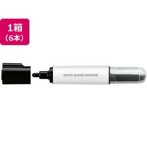 コクヨ 直液 ボードマーカー 中字 黒 6本パック FCU6648-PM-BF502DX6-イメージ1