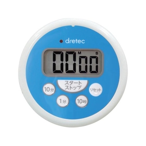 dretec/洗えるタイマー ブルー T-533BLHA FCD004C-2709866-イメージ1
