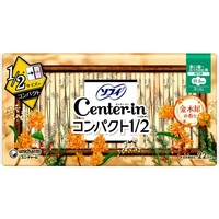 ユニ・チャーム センターイン コンパクト1／2 キンモクセイ 多い昼 羽付 22枚 FCE903U