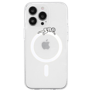 AKAN iPhone 14 Pro用MagSafe対応クリアケース なんもしたくない AK23522I14P-イメージ1