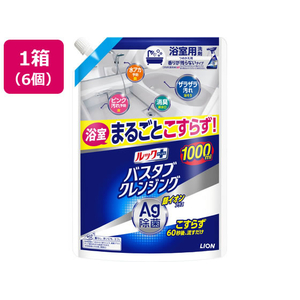 ライオン ルックプラス バスタブクレンジング 銀イオンプラス 香りが残らないタイプ 詰替 特大 1000mL×6個 FCJ975V-イメージ1