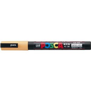 三菱鉛筆 ポスカ 細字 うす橙 F801804-PC-3M.54-イメージ1