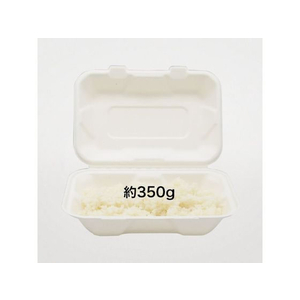 パックスタイル バガス容器 新ABランチ 220-150 50枚 FC349SH-00675731-イメージ2