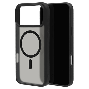 ラスタバナナ iPhone17 Pro Max用RHINOX 磁力充電対応 ブラック＊フロストブラック 9098IP5DHAMBKFB-イメージ1