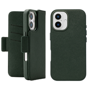 ユニケース iPhone 16用2Way Mag Flip Case グリーン UNI-CSDIP24M-2MFGN-イメージ1