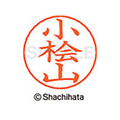 シヤチハタ ネームペン用ネーム シルバー 既製 小桧 FC46860-X-GPS-1089