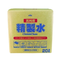古河薬品工業 高純度精製水 クリーン&クリーン 20L FC261EV-3612830