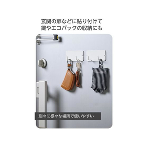 エレコム マグネット キッチンツールフック 壁掛け ホワイト FCE962L-KA-KSLHKWH-イメージ5