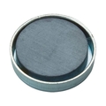 トラスコ中山 TRUSCO/キャップ付フェライト磁石 外径36mm×厚み7.5mm 10個 83.3 FC221EF-4151496
