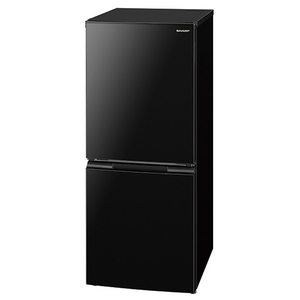 SHARP 152L 2ドア冷蔵庫 e angle select ブラック系 SJ15E2B-イメージ4