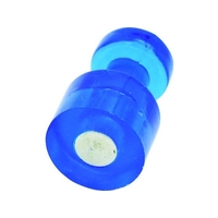 トラスコ中山 カラーマグネットピン 青 10個入り FC267KK-1151891