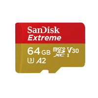 サンディスク Extreme microSDXC UHS-Iカード 64GB SDSQXAH064GJN3MD