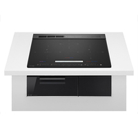 三菱 ビルトイン(3口IH対応)IHクッキングヒーター CROSS+TOP マットブラック CS-R20A6-B