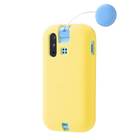 レイアウト mamorino6用シリコンケース シルキータッチ イエロー RT-MM6C1/Y