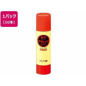 ヤマト スティックのり 固形アラビック 10g 10本パック 10g1パック(10本) F810188-YS-8-10S-イメージ1