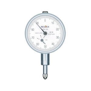 テクロック ダイヤルゲージ 測定範囲0~4mm 0～40.010-50-10081.0以下 FC102JU-7959451-イメージ1