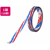 ニチバン セロテープ ストアテープ 15mm×35m 三色旗 10巻 FC947TG-ST-1