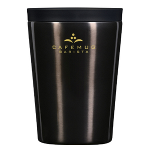 パール金属 カフェマグバリスタ蓋付タンブラー(300ml) ブラック HC523ﾊﾞﾘｽﾀﾌﾀﾂｷﾀﾝﾌﾞﾗ-300BK-イメージ2