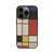 Man & Wood iPhone 15 Pro用MagSafe対応天然木ケース Mondrian Wood I25523I15PR-イメージ1