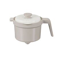 MUK 電子レンジ専用調理器具 レンジメート マグポット グレージュ MCS003A-CG