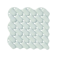 トラスコ中山 抗菌・防炎ジョイントスノコ 素足用 グレー FC828JH-2072736