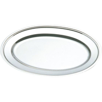 イケダ 18-8 平渕 小判皿 16インチ FC242LD-1414400