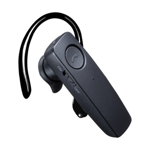 サンワサプライ 防水Bluetooth片耳ヘッドセット MM-BTMH41WBKN-イメージ1