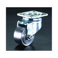 エスコ キャスター 自在金具 スティール車輪 125mm FCY9559-EA986NN-125