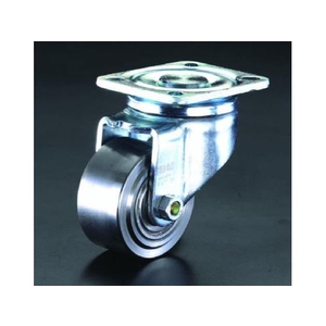 エスコ キャスター 自在金具 スティール車輪 125mm FCY9559-EA986NN-125-イメージ1