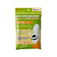 和弘プラスチック工業 抗菌簡易トイレ オイトイレ 5回分 FC427YM-WPB-OT-005