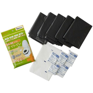 和弘プラスチック工業 抗菌簡易トイレ オイトイレ 5回分 FC427YM-WPB-OT-005-イメージ2