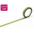 カモ井 mt large core 和紙 オリーブグリーン 強粘着 10巻 FC211SN-MT10L062