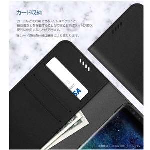 araree Galaxy S9+用ケース MUSTANG DIARY チャコールグレー AR12524S9P-イメージ4