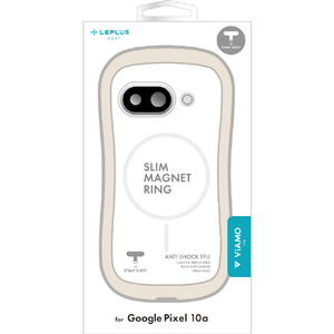 MSソリューションズ Google Pixel 10a用 耐傷・耐衝撃ハイブリッドケース 「ViAMO mag」 ミルクホワイト LN-26SP1VMMWH-イメージ1