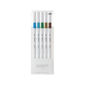 三菱鉛筆 EMOTT(エモット) 5色セット アイランドカラー FCC1866-PEMSY5C.NO4-イメージ1