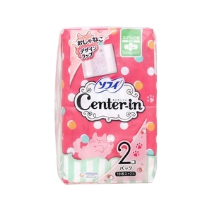 ユニ・チャーム センターイン ふわタイプ ふつうの日 羽付 18枚×2個 FCE905U-イメージ1