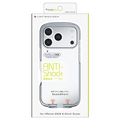 トリニティ iPhone 17 Pro用[LIGHT SHIELD Solid] 超精密設計 衝撃吸収 ハイブリッドクリアケース クリア×アッシュグレー TR-IP25M3-LDSL-CLAGY