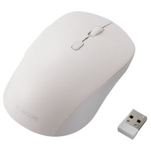 エレコム OSMOD Six USB無線/Bluetooth 静音マウス [6ボタン/Mサイズ] ホワイト M-MY30MBSWH-イメージ1