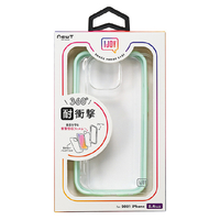サンクレスト iPhone 13 mini用衝撃吸収ケース IDRESS IJOY クリアグリーン I35AIJ01