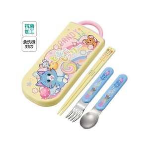 スケーター 抗菌 食洗対応トリオセット トム&ジェリー FC055PZ-TACC2AG-イメージ1