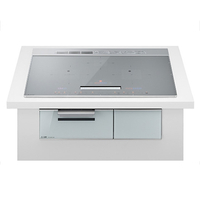 三菱 ビルトイン(3口IH対応)IHクッキングヒーター CROSS+TOP シルバー CS-R10A7-S