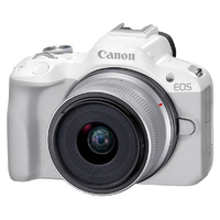 キヤノン デジタル一眼カメラ・RF-S18-45 IS STMレンズキット EOS R50 ホワイト EOSR50WH1845ISSTMLK